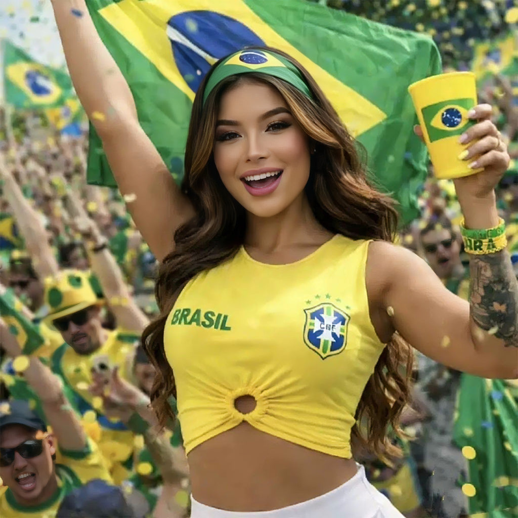 2026 World Cup Soccer Fan Headband – Country Flag Elastic Sports Hair Band