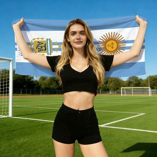 2026 World Cup Fan Towel – National Team Supporter Flag Style Sports Towel for Game Day, Home & Stadium Use