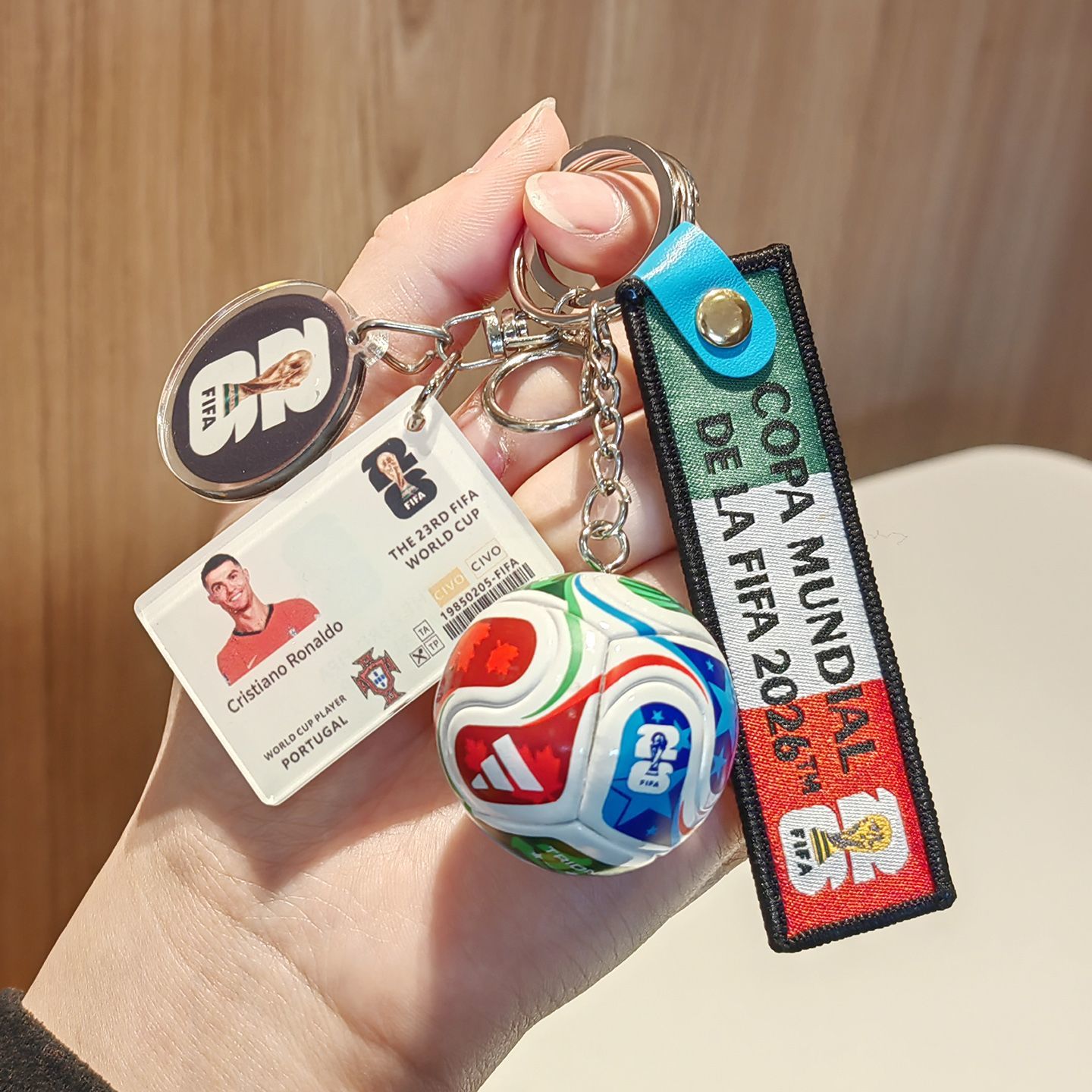 2026 World Cup Football Fan Acrylic Keychain