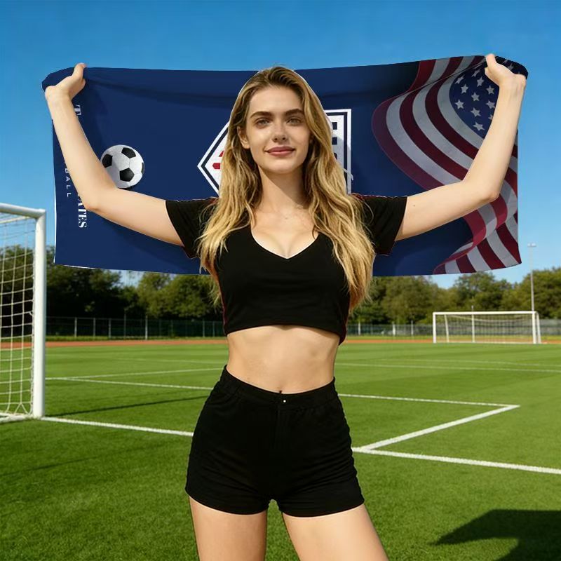 2026 World Cup Fan Towel – National Team Supporter Flag Style Sports Towel for Game Day, Home & Stadium Use
