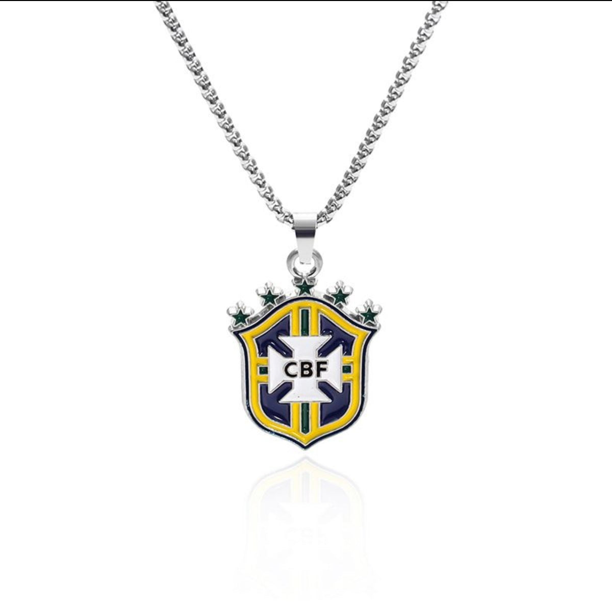 2026 World Cup Team Snake Bone Chain Necklace – Stainless Steel Football Pendant Jewelry