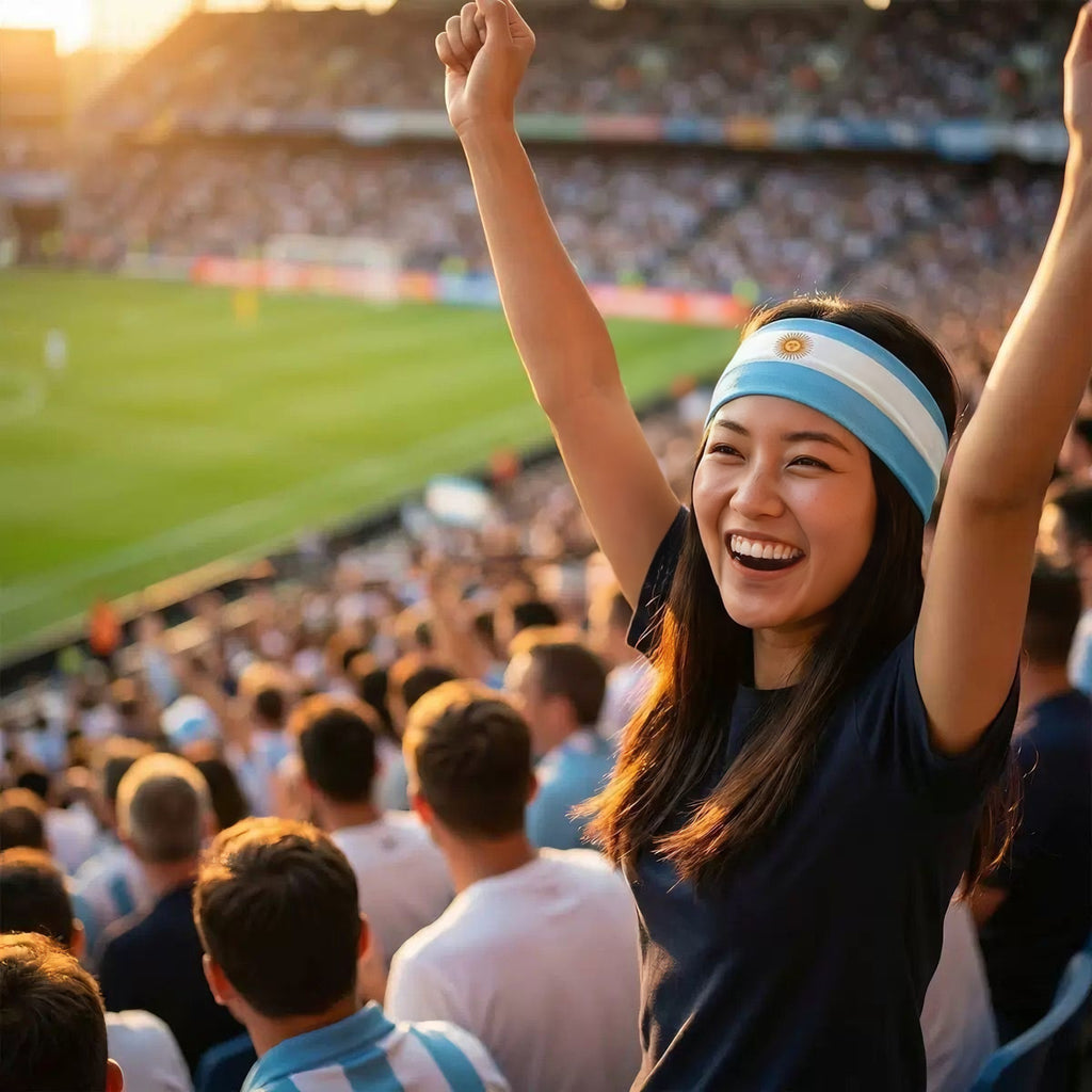 2026 World Cup Soccer Fan Headband – Country Flag Elastic Sports Hair Band