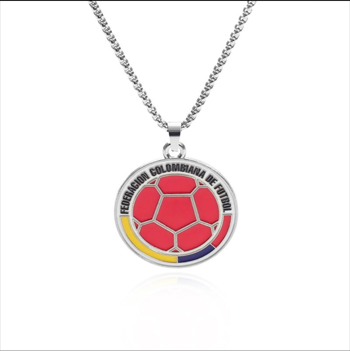 2026 World Cup Team Snake Bone Chain Necklace – Stainless Steel Football Pendant Jewelry